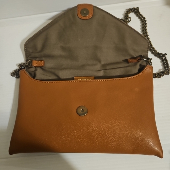 J. Crew Factory Leather Invitation Envelope Purse - Picture 7 of 9